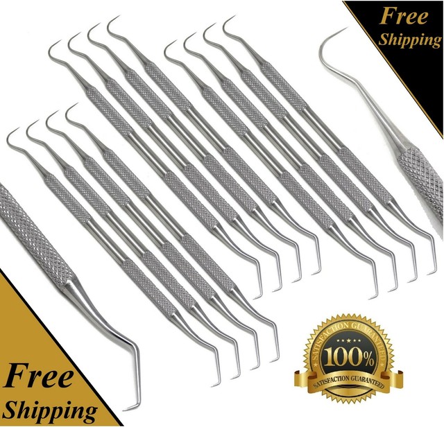 Set of 12 pcs Dental Explorer Scaler Probe Explorer 23/17A Surgical