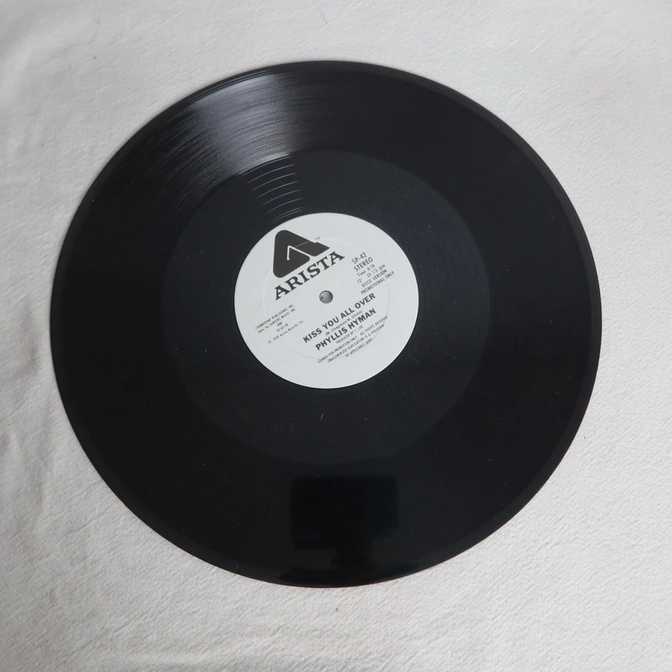 Phyllis Hyman Kiss You All Over PROMO SINGLE Vinyl Record Album - Image 3 of 4