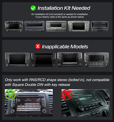 Produktbild von NVGOTEV Autoradio Für 2003-2010 VW Touareg, Für T5 California & T5 Multivan 2003-2012, 7 Zoll Android 14.0 Radio Mit Bluetooth WiFi Navi GPS USB FM DAB+ Wireless CarPlay Und Android Auto