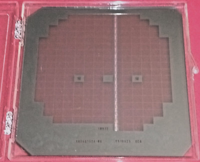 Historical Semiconductor Mask Early CMOS VLSI Device RCA 3'' 1970s Rare Vintage