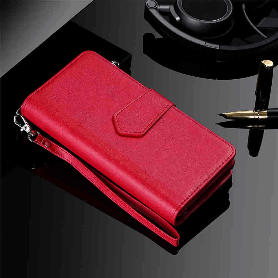 For iPhone 17 16 15 14 13 12 11 SE 7 8 Plus Detachable Wallet Leather Case Cover - Image 4 of 4