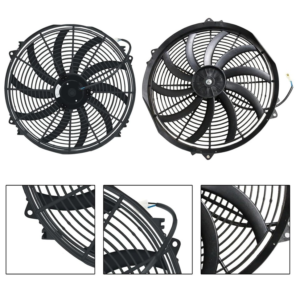 16 inch Electric Radiator Fan, Blades Electric Fan Automotive with