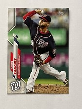 TOPPS 2020 ANIBAL SANCHEZ #193 PITCHER WASHINGTON NATIONALS BASEBALL CARD