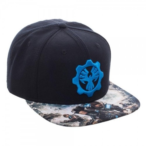 OFFICIAL GEARS OF WAR 4 - PHOENIX OMEN SYMBOL SNAPBACK CAP CON VISERA IMPRESA - Imagen 2 de 4