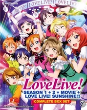 DVD Anime LOVE LIVE! School Idol Project Season 1+2 + Movie + Sunshine!! Eng Sub