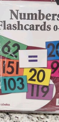 Abeka Homeschool Numbers Flashcards&Cd's for 2s & 3s workbook Curriculum Kit NEW