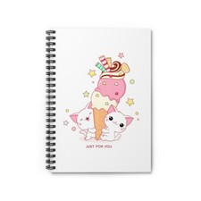 Ice-cream Cats Spiral Notebook - Ruled Line