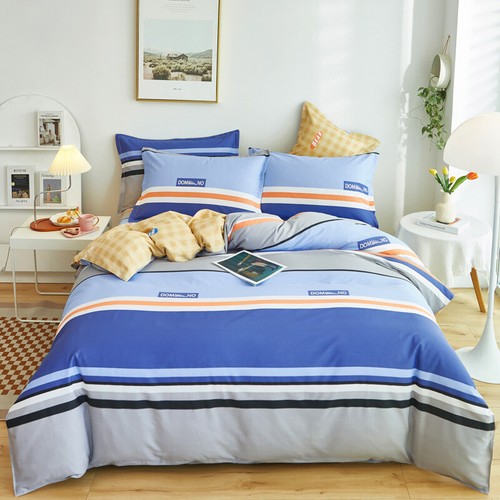 Luxury 100% Cotton Quilt Comforter Set King Queen Single Size Breathable Bedding - Picture 37 of 39