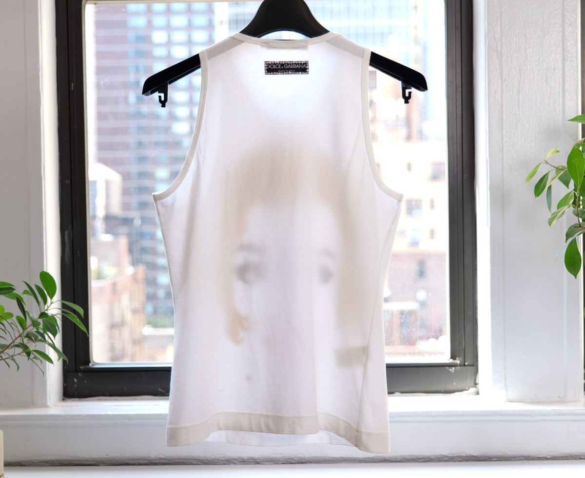 Dolce & Gabbana Vintage Rare Marilyn Monroe Sequin Tank Top (S/S
