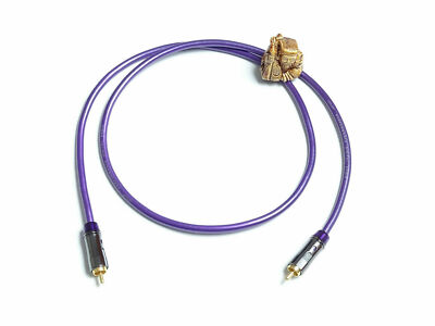 QED Performance Digital Audio Coaxial RCA Interconnect Cable 75 Ohm S/PDIF 1.0m