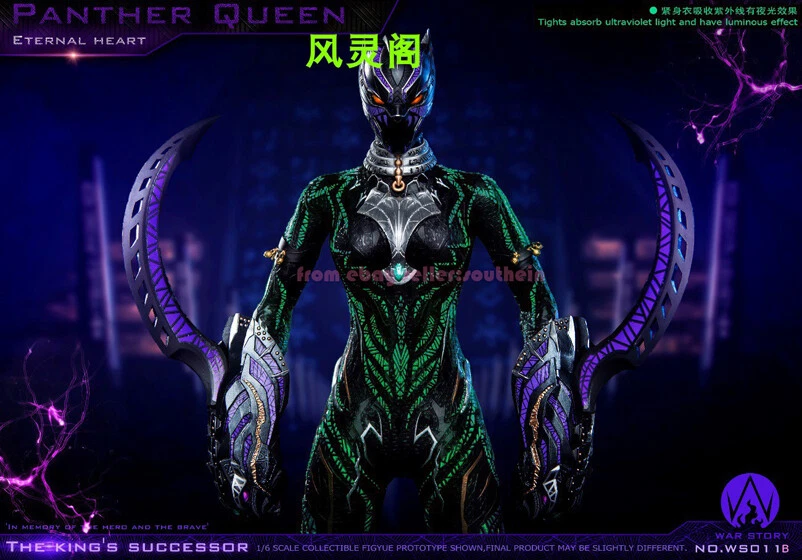 WAR STORY 1/6 Black Panther Queen Panther Queen Action Figure Model