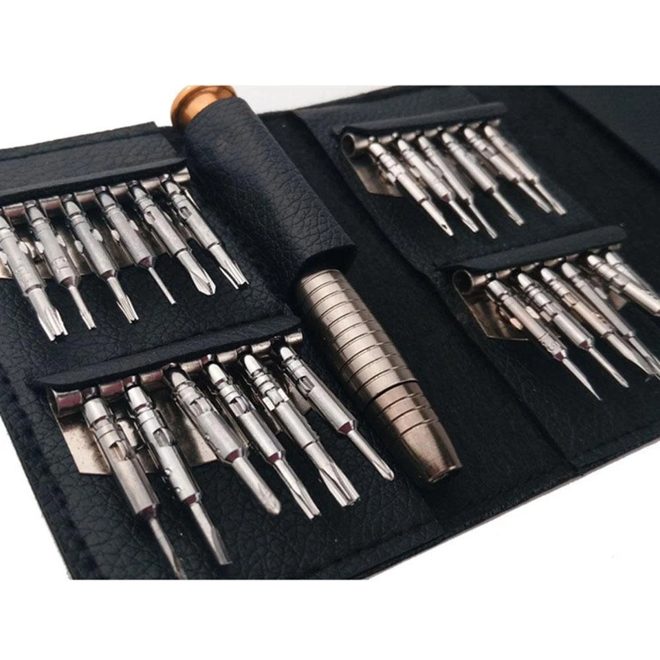 25 in 1 Precision Torx Screwdriver Bit Repair Opening Tool Kit Set for iPhone PC - Image 3 of 4