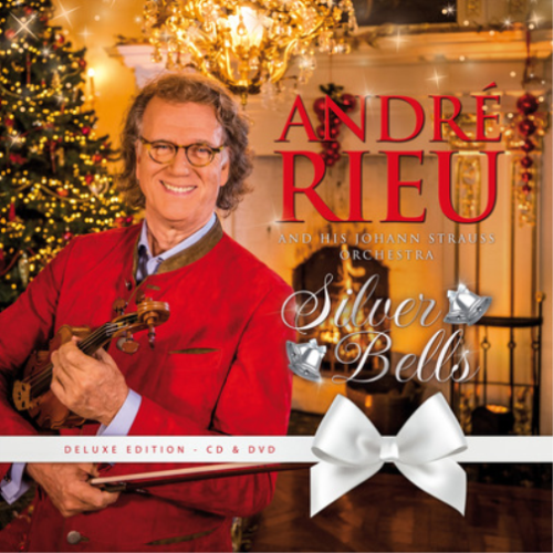 André Rieu Johann Strauss Orchestra Silver Bells (CD) Deluxe  Album with DVD - Foto 1 di 1