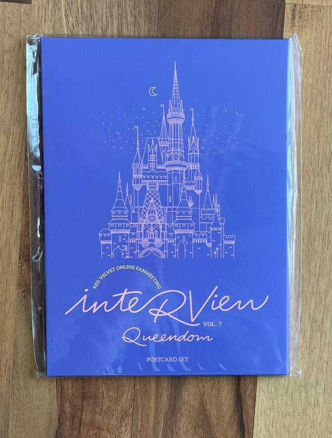 Juego de 10 postales Red Velvet Online Fan Meeting 2021 inteRview Queendom