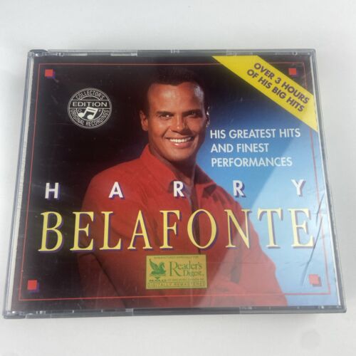 HARRY BELAFONTE Greatest Hits & Finest Performances Reader's Digest 3 CD - Foto 1 di 7