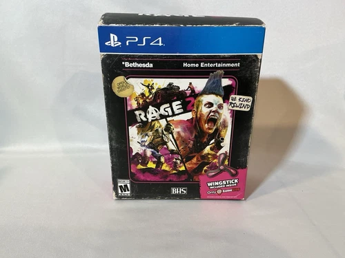 PS4 Rage 2 GameStop Exclusive Deluxe Collector's Edition NEW Play Station 4