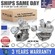 Left Right Turbo For Ford F150 F-150 V6 3.5l 2013-2016 Pair Gas Turbocharger
