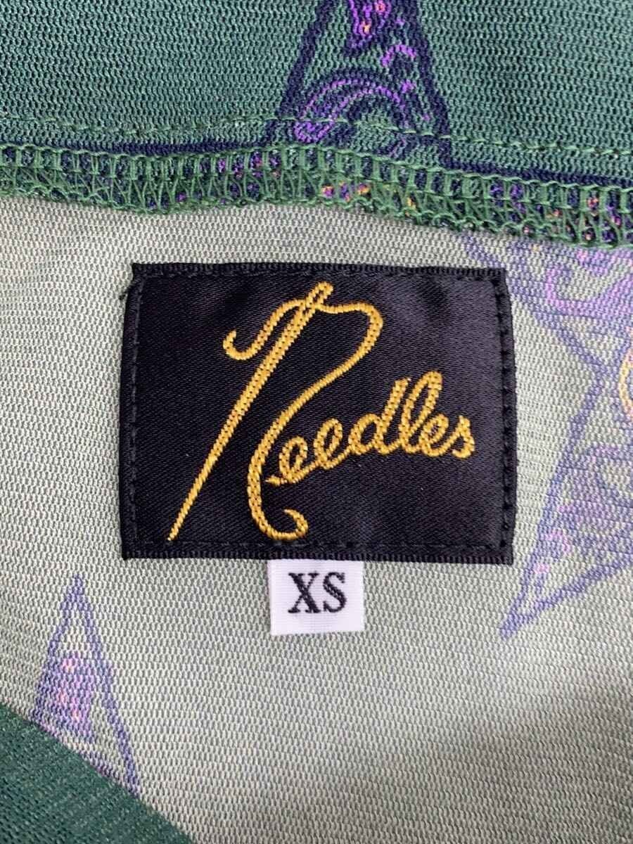 Needles XS Green Polyester Allover Pattern Cardig… - image 3