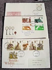 GB 1977 Wildlife/Racket Sports & Commonwealth meeting x 3 FD cover....0d