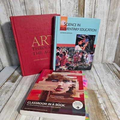 Textbook Bundle Art Through the Ages Science Education Adobe Flash CS6 CS6 Book