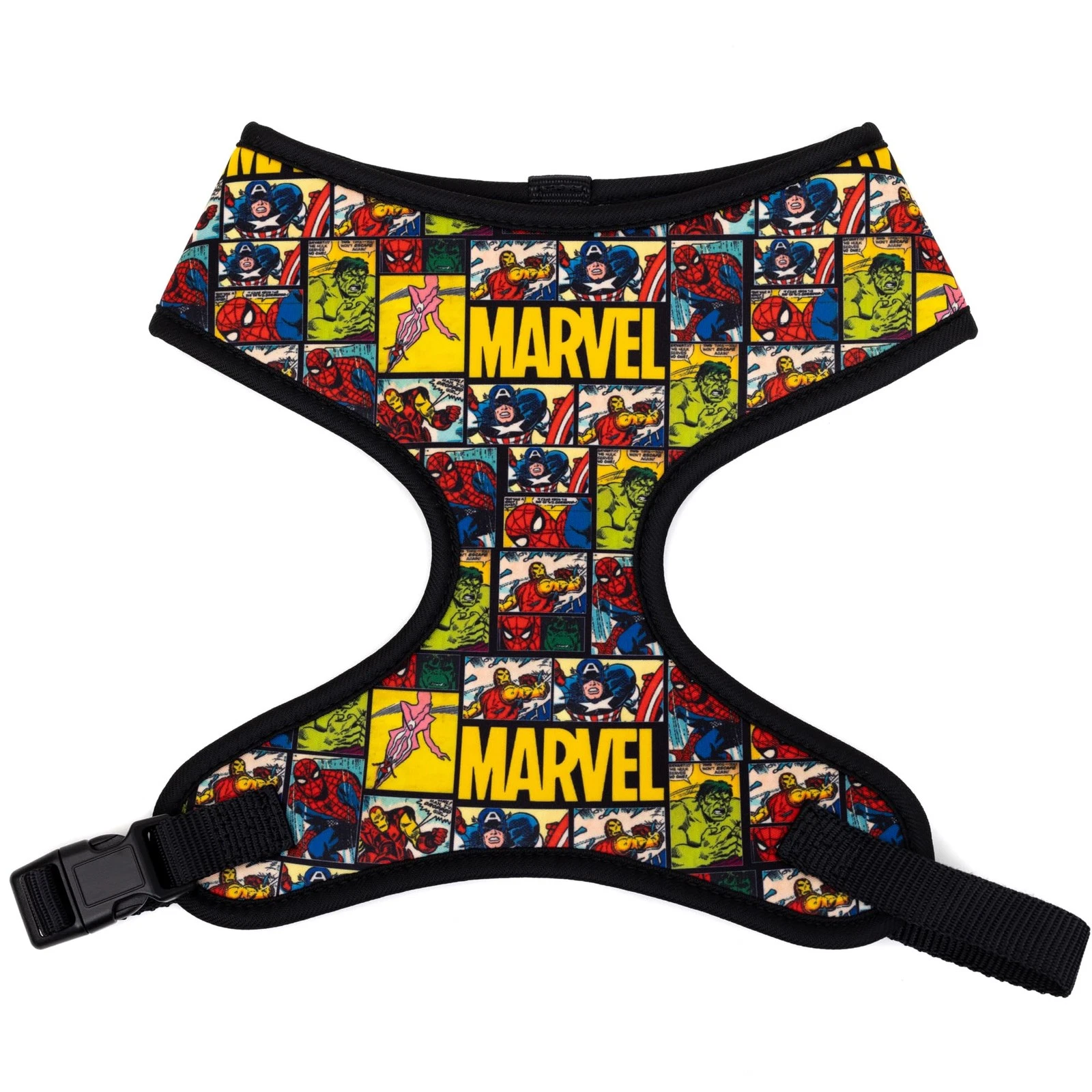 Marvel Comics Pet Harness, Dog Collar Plastic Buckle, Marvel B (US Import)