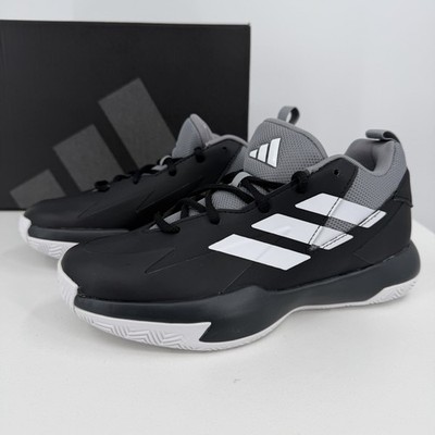 Adidas Youth Boys Cross 'Em Up Select Junior Basketball Shoes size 5 Black/White