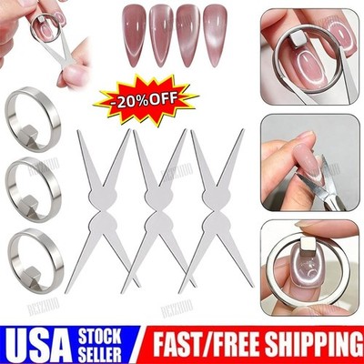 1-3Set Ring-Shaped Cat-Eye Magnet,Professional Nail Art,For 3d Cat Eye Effect