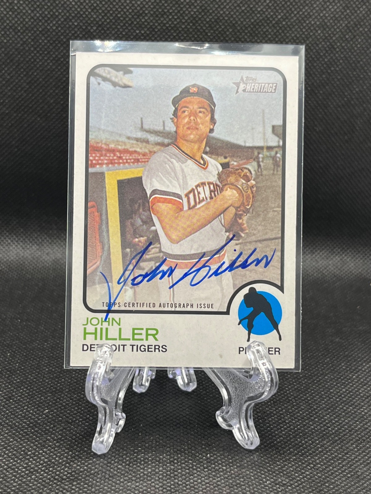 2022 Topps Heritage Real One Autographs #ROA-JH John Hiller Auto Tigers