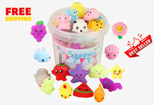 24PCS Mochi Squishy Toys, Kawaii Mini Squishies Party Favors with Box