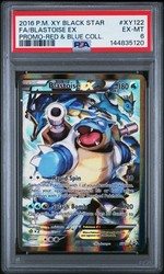 Blastoise EX XY122 XY Black Star Promo Full Art Holo