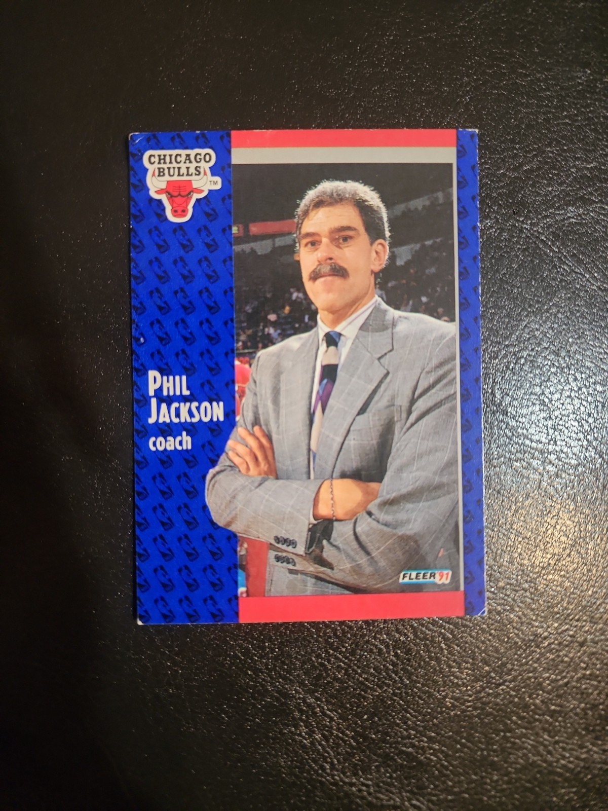 Phil Jackson #28 Basketball Cards 1991 Fleer trading card — raw and PSA graded price guide