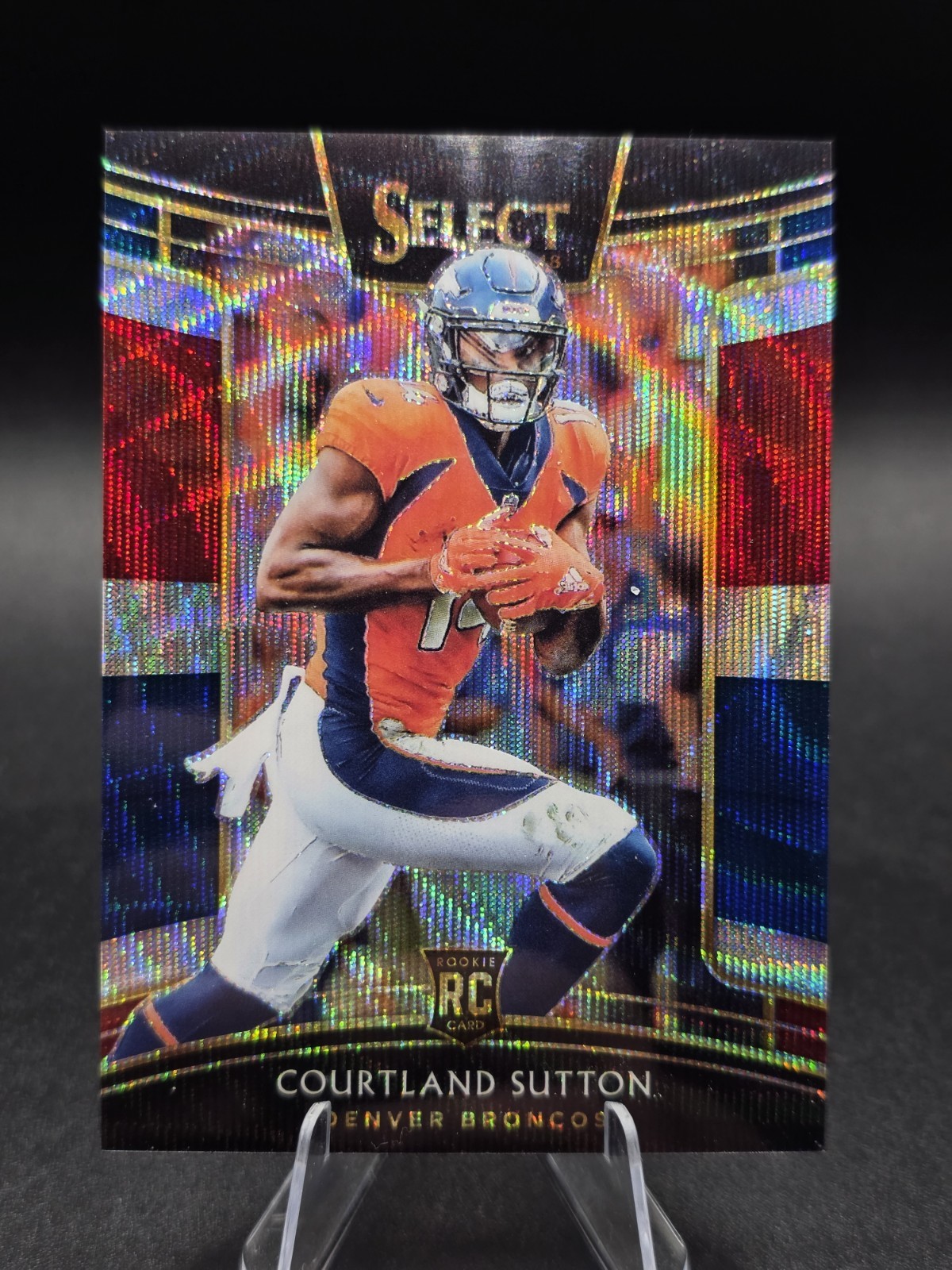 2018 Panini Select - Concourse Courtland Sutton #76 Tri-Color Prizm /199 (RC)
