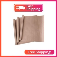 3 Pack PTFE Teflon Sheet for Heat Press Transfer Sheet Non Stick 16 x 20" Heat T