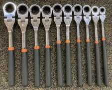 Matco Srfm102pa 10 Piece Flex Head Ratcheting Wrench Set Roc045154