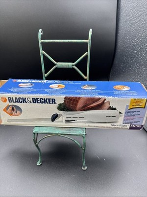 Black & Decker Electric Knife Slice Right EK700 Non Slip Grip Corded Open Box