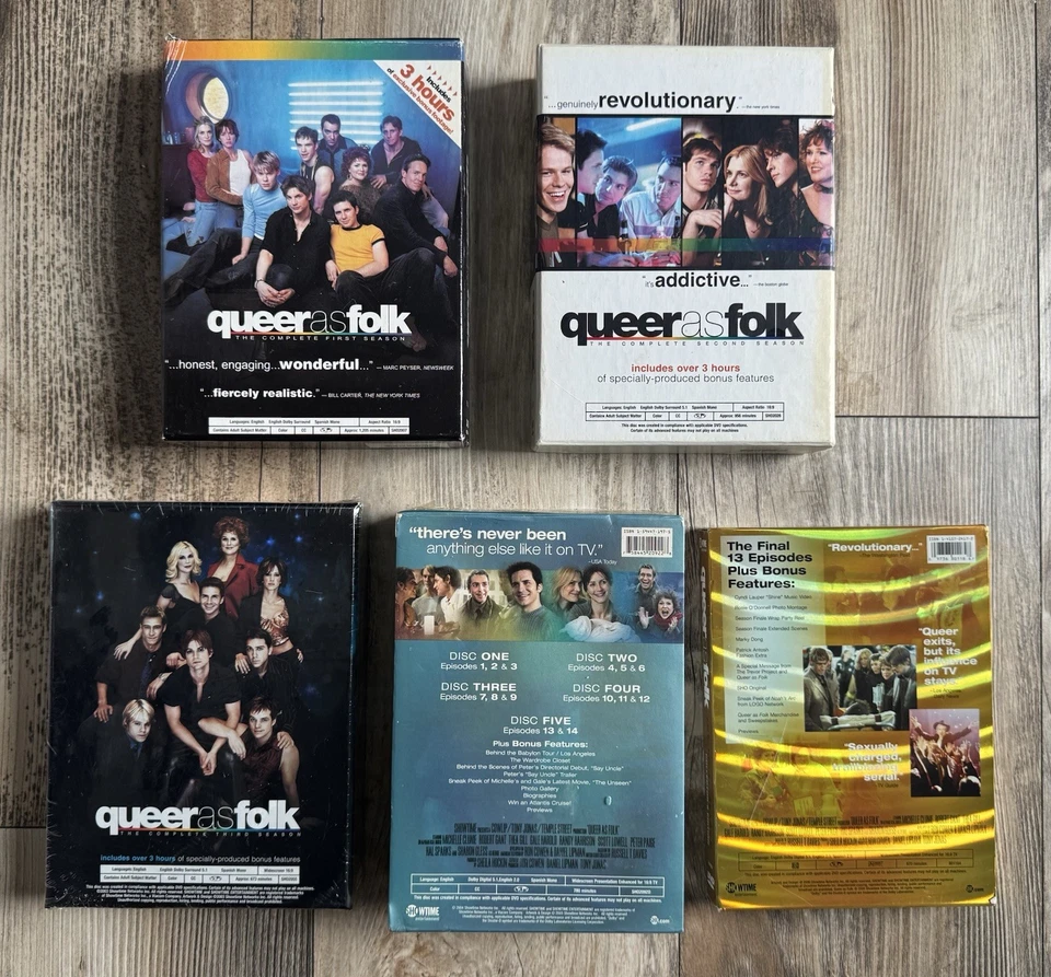Queer As Folk: The COMPLETE SERIES Seasons 1-5 DVD BOX SETS ⭐️ 2 SEALED, 3 MINT! - Image 3 of 4