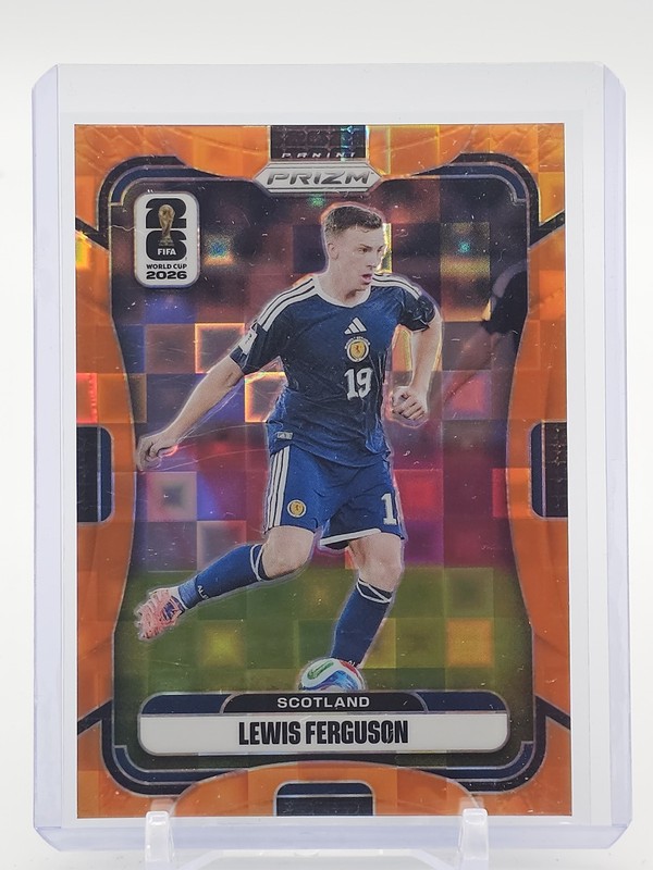 LEWIS FERGUSON 2026 PANINI PRIZM FIFA WORLD CUP ORANGE PANDORA /215 #398 Q4961