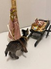 1:12 scale miniature doll with cart and donkey — photo 4