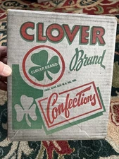 Vintage Empty Clover Brand Candy Cigarettes Confections Box Philadelphia Pa