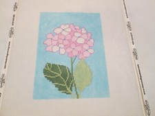 FLOWER-HANDPAINTED NEEDLEPOINT CANVAS