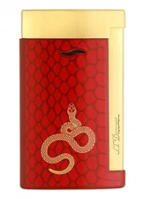S.T. Dupont Slim 7 Lighter, Burgundy Year of the Snake 27075 (027075) New In Box