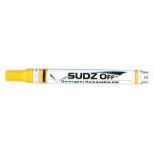 DYKEM 91694 Paint Marker, Removable, Yellow 49AY19