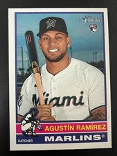 2025 Topps Heritage High Number Agustgin Ramirez #563 Rookie Card (RC)