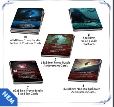 Nemesis & Lockdown Promo Karten Sets OVP englisch
