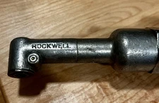 Rockwell 3AC-52D Pneumatic Aircraft Drill Vintage Air Tool USA