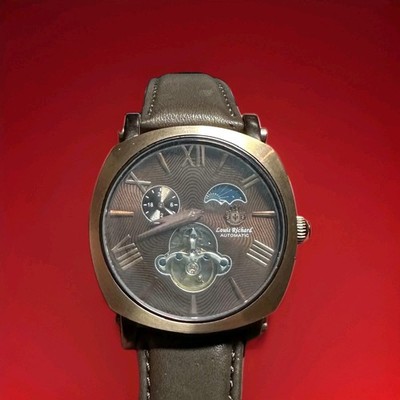 Louis Richard Watch LR-0361-345 Men's Automatic Brown - Works Great