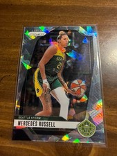 Mercedes Russell 2024 Panini Prizm WNBA #109 CRACKED ICE PRIZM Seattle Storm