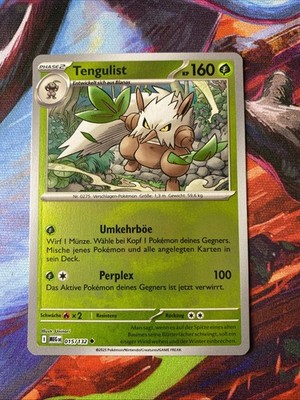 MEG Tengulist Reverse Holo Deutsch Mega Entwicklung 015/132 Pokémon TCG
