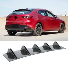 Universal Rear Bumper Lip Diffuser Shark Fin 31inch ABS Car Rear Bumper Spoil...
