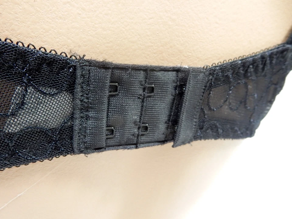 BALI SUJETADOR EFECTOS DE LUZ NEGRO 36-C *EL COMPRADOR RECIBE 1 SUJETADOR* NUEVO Foto 4 de 4